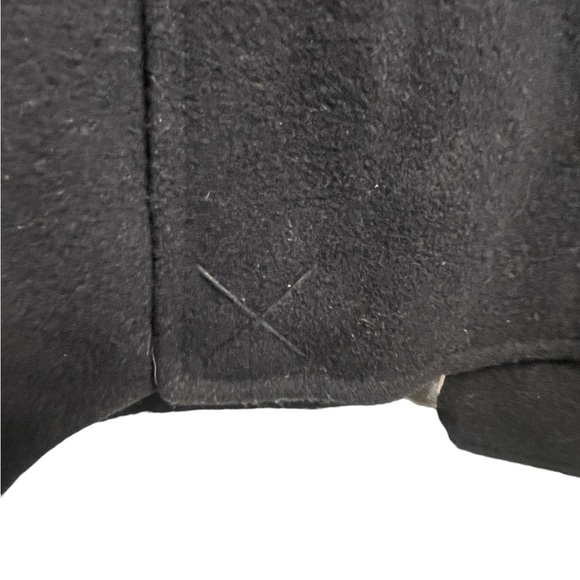 J.Crew wool blend coat women’s black with wood buttons‎ Size Medium - Picture 2 of 12